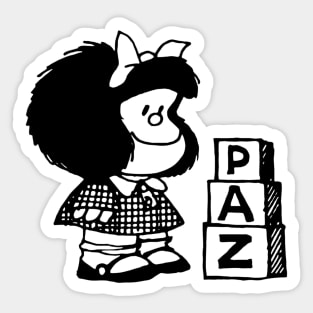 PAZ - Mafalda Sticker